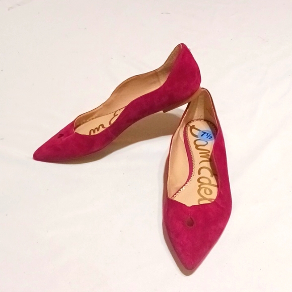 Sam Edelman Scalloped Flats Women's size 7.5 - Picture 1 of 9